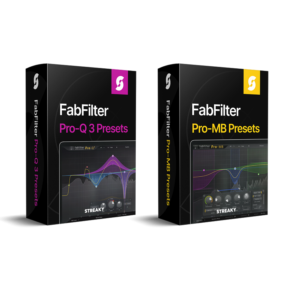 FabFilter Preset Bundle - Pro-Q 3 & Pro-MB - Streaky Academy