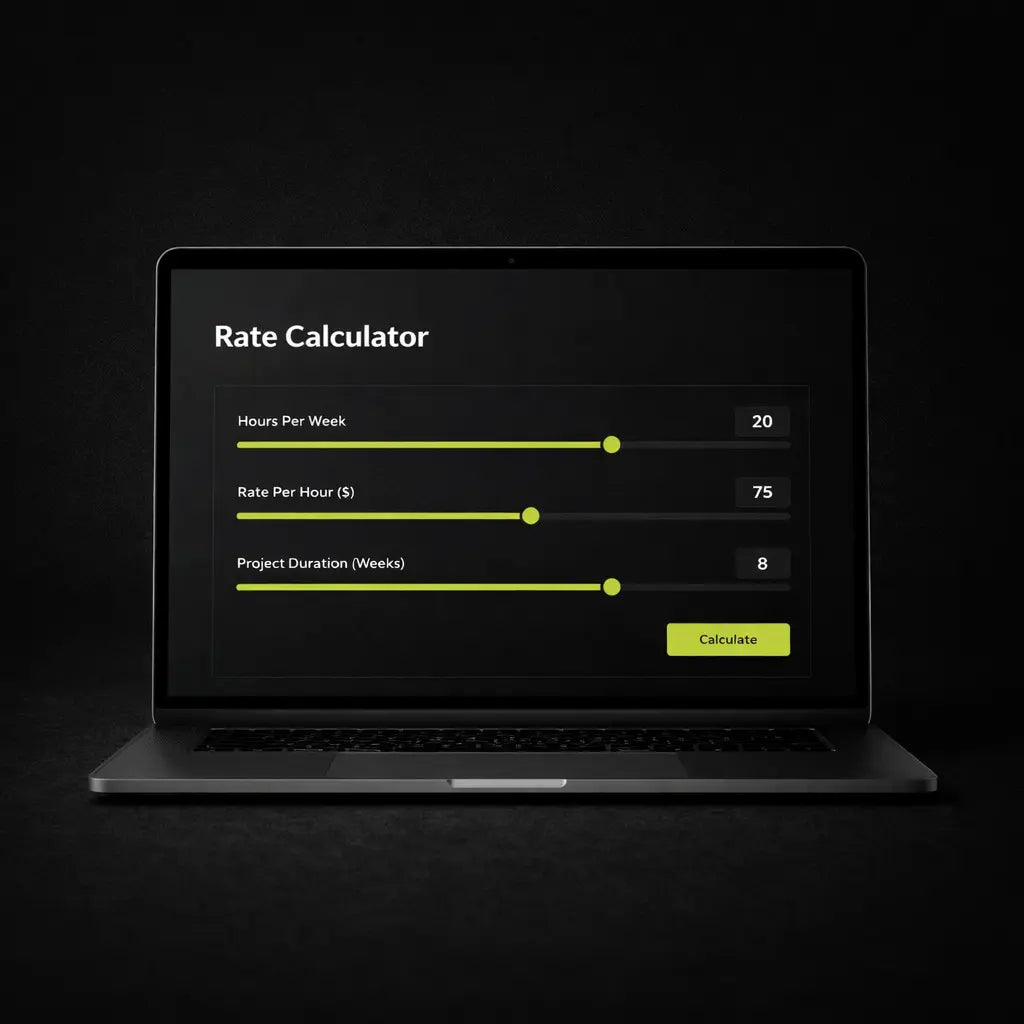 Rate calculator on sleek laptop screen.png__PID:7c7c5139-19b3-4bcb-95ab-ca7697c6f754